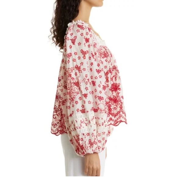 Broderie Anglaise Crop Top BYTIMO - Picture 3 of 9